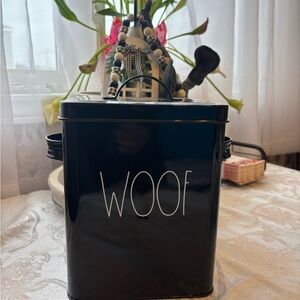 New Rae Dunn woof  Dog Treat Canister
